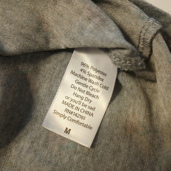 LuLaRoe Nwot women's Medium printed gray - Picture 4 of 6